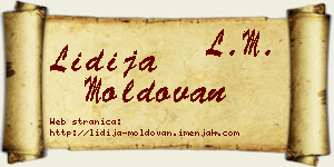 Lidija Moldovan vizit kartica